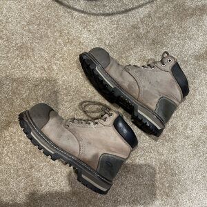 Steel toe boots - size 7